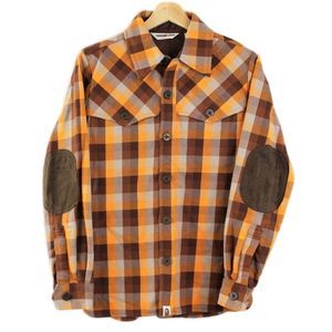 A Bathing Ape Bape Baby Milo Japan Flannel Shirt